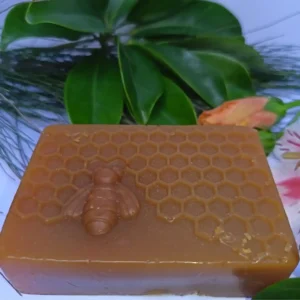 Jabón artesanal de Miel y Cúrcuma - comprar - venta - guatemala - jabon natural de miel y curcuma