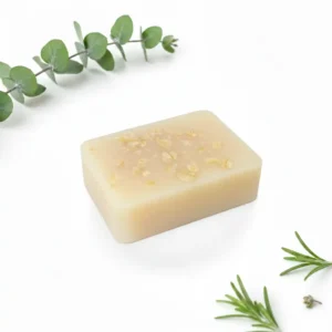 Barra jabón artesanal de arroz con avena